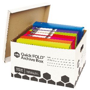 Archive Boxes Officeworks Marbig Quickfold Strong Archive Box | Officeworks