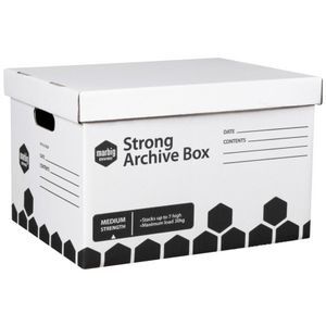 Officeworks Archives Box Marbig Strong Archive Box 3 Pack | Officeworks
