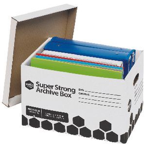 Marbig Super Strong Archive Boxes 100 Pack | Officeworks