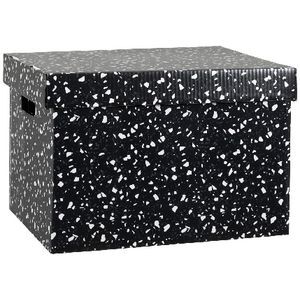 Officeworks Archives Box Marbig Patterned Archive Box Terrazzo | Officeworks