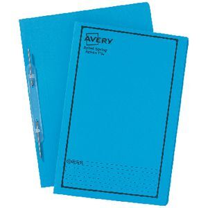Spiral Spring Files Avery Foolscap Spiral Spring Files Blue 5 Pack | Officeworks
