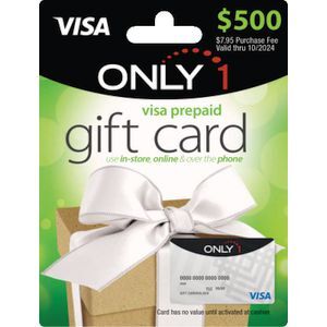 Only 1 Visa Gift Card $500 | Officeworks