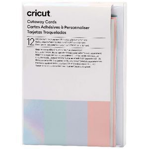 R40 Card Cricut R40 Cutaway Cards Pastel Sampler 12 Pack | Officeworks
