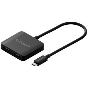 Display Hub Officeworks Cygnett 2-in-1 USB-C to Dual HDMI Hub | Officeworks