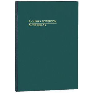 Collins Note Book Collins No.5804 A-Z Notebook 260x210mm | Officeworks