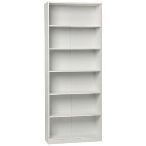 Austin 6 Shelf Bookcase White Officeworks