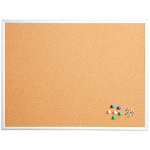 J.Burrows Aluminium Frame Cork Board 1200 x 900mm | Officeworks