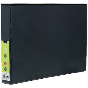 A3 Computer Binders J.Burrows A3 Insert Binder 3 D-Ring 38mm Black | Officeworks