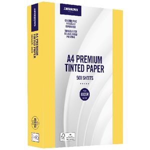 Officeworks Paper Section J.Burrows Premium A4 Tinted Paper 500 Sheet Ream Gold | Officeworks