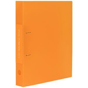 Binder Officeworks King Jim A4 2 D-Ring Simplease Binder 30mm Orange | Officeworks