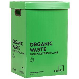 Officeworks Bins Eco Organic Waste Bin 60L Green | Officeworks