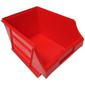 Officeworks Bins Wall Tech Bin 6L Red | Officeworks