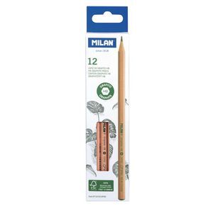 Milan Graphite Pencil HB 12 Pack | Officeworks