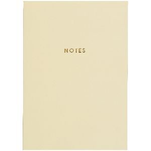 Otto A5 Colour Block Notebook 120 Pages Pastel Yellow