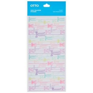 Officeworks Transfer Lettering Otto Vinyl Transfer Sticker Bows | Officeworks