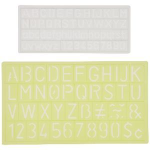 Officeworks Lettering Studymate 10mm/20mm Lettering Stencil | Officeworks