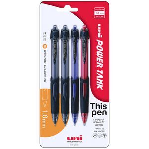 uni-ball SN-220 Power Tank Retractable Ballpoint Pen 1.0mm White uni-ball SN-220 Power Tank Retractable Ballpoint Pen 1.0mm White