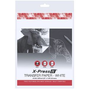 X-Press It A4 Transfer Paper White 20 Pack