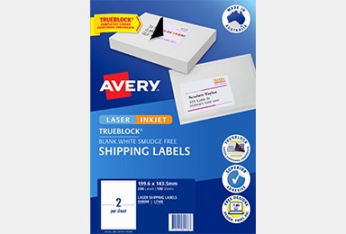 Buy Avery Shipping Labels with TrueBlock