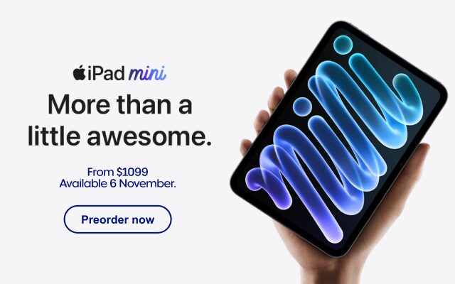 iPad mini. More than a little awesome. Preorder now.