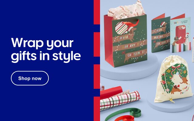 Wrap your gifts in style. Shop now.