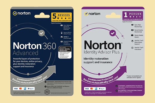 Norton internet security and anti-virus software