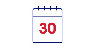 Get ahead with 30 days to pay