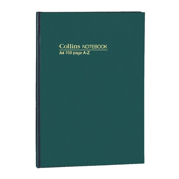 Collins Note Book Collins No.5804 A-Z Notebook 260x210mm | Officeworks