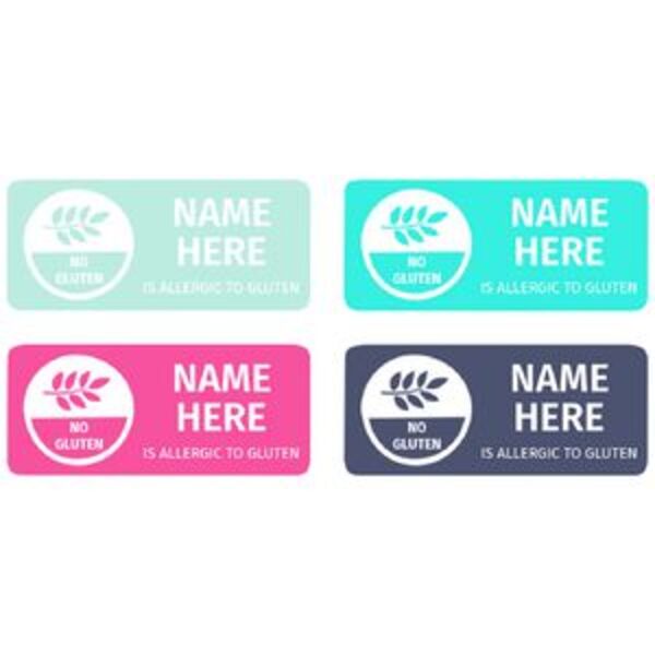 Officeworks Rack Label Allergy Labels | Officeworks